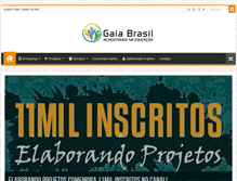 Tablet Screenshot of gaiabrasil.com.br
